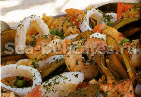 Паэллья с дарами моря Паэллья с дарами моря