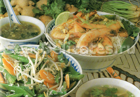 Жареные креветки по-вьетнамски
