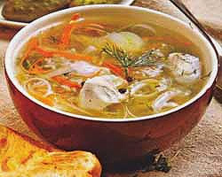 Рецепт вкусного рыбного супа с сыром