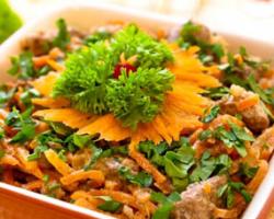 Редкий чипсовый салат с рыбой и кукурузой